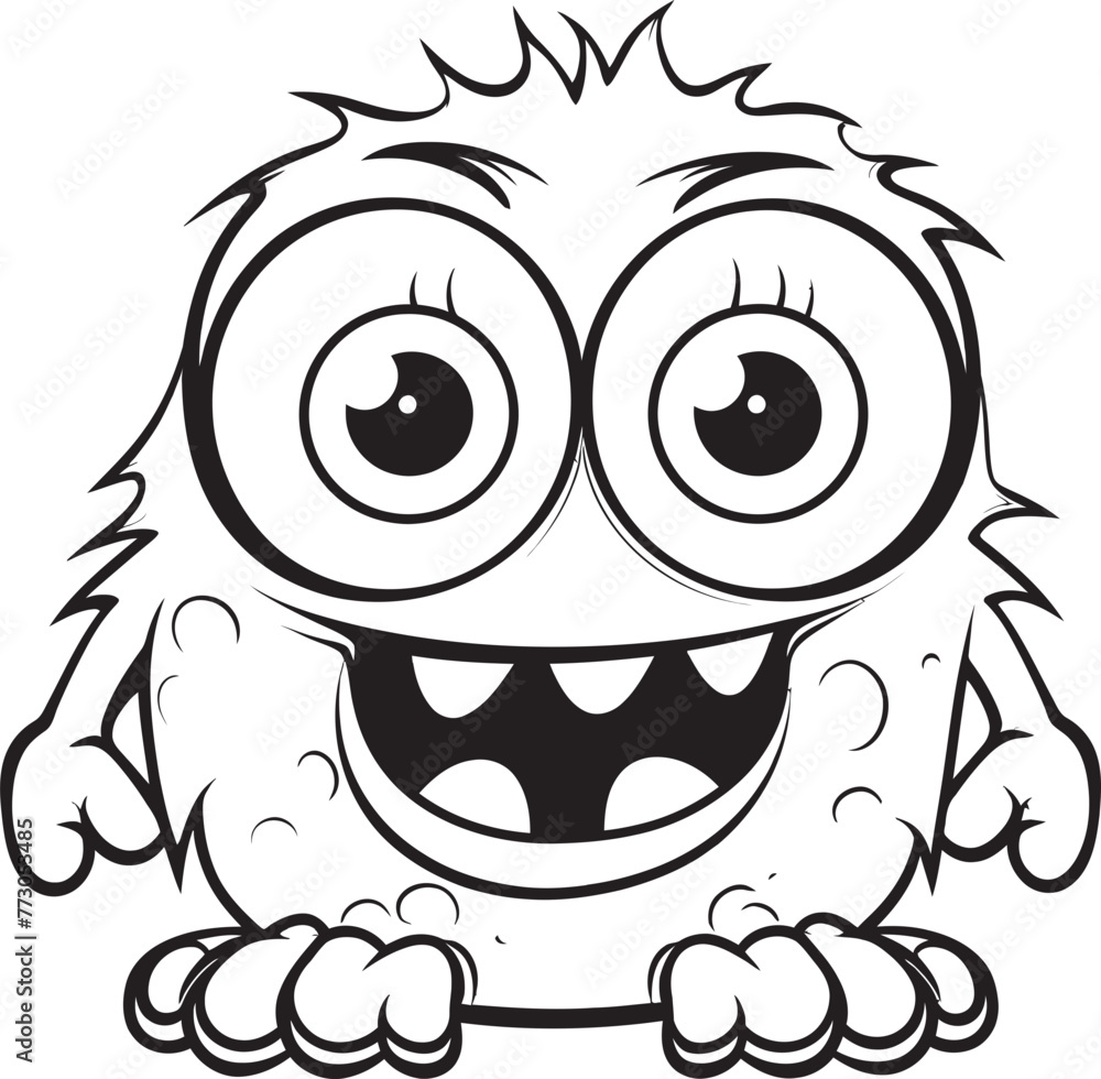 Mischievous Merriment Vector Logo Design of Adorable Monster Icons Quirky Quandaries Coloring Pages Bringing Creepy and Cute Monsters to Life Mischievous Merriment Vector Logo Design of Adorable Monster Icons Quirky Quandaries Coloring Pages Bringing Creepy and Cute Monsters to Life