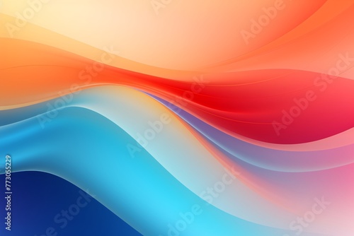 a colorful waves in a light