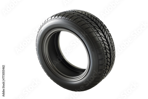 Car Tire isolated on transparent background