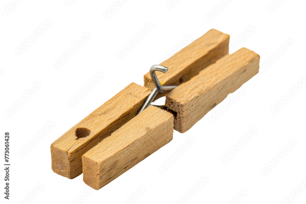 Clothespin isolated on transparent background