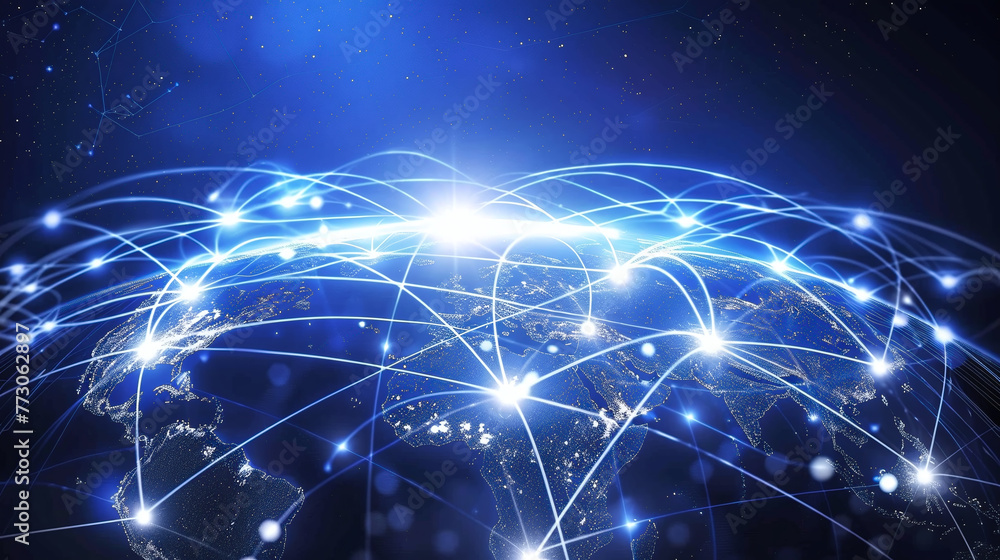 symbolic of global network symbolic of global network