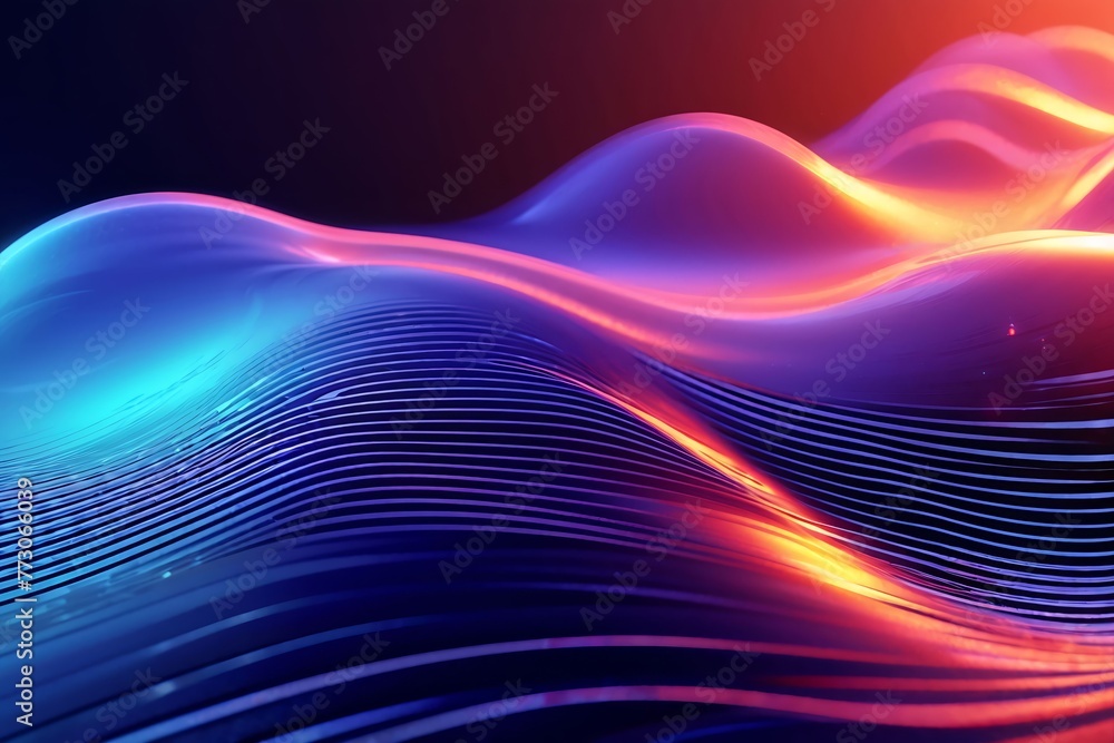 Abstract colorful waves background design Abstract colorful waves background design
