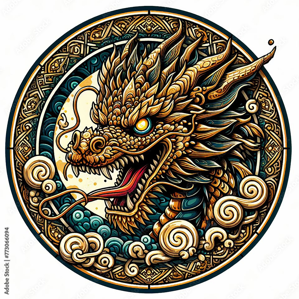 chinese dragon on the wall chinese dragon on the wall