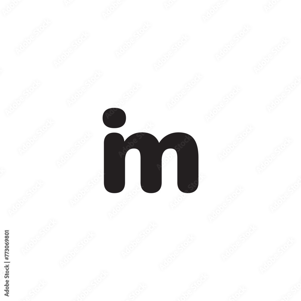im Logo Simple Vector and Modern im Logo Simple Vector and Modern
