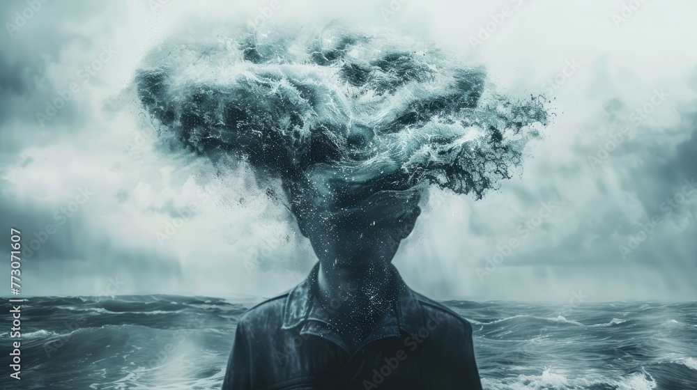 Obraz premium stormy mind