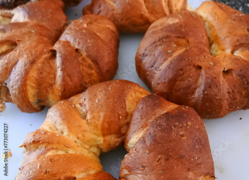 Homemade delicious Croissant.