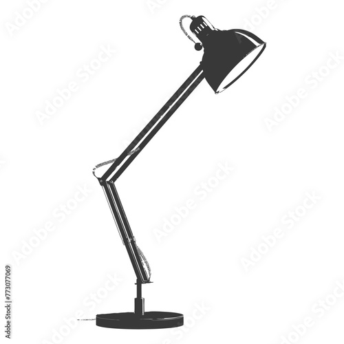 silhouette floor lamp black color only