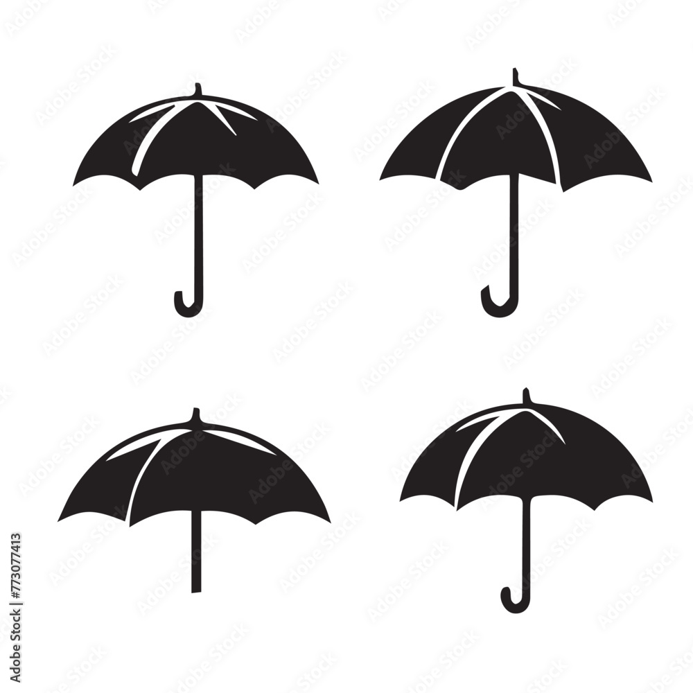 umbrella set silhouette png , umbrella set silhouette  vector , umbrella set silhouette  painting ,umbrella set silhouette 