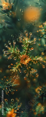 a close-up of a unique plant or animal to a blurred background symbolizing diverse ecosystems Inspire viewers to appreciate the beauty and importance of biodiversity