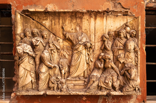 Statue mural de Rome