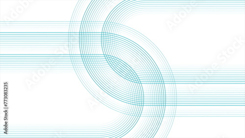 Blue linear pattern abstract geometric tech background