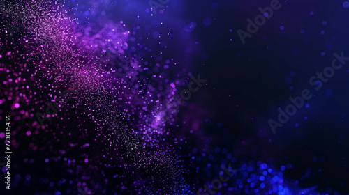 Purple black blue dark  gradient background  noise texture  poster header banner design copy space