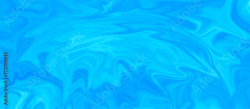 Abstract blue color liquid marble surfaces background design. ink backdrop with wavy pattern. modern background design with luxury cloth or liquid wave or wavy folds of grunge silk texture.