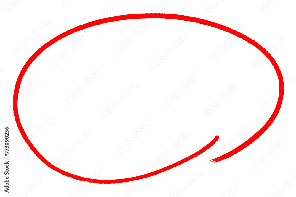 Red round brush isolated on transparent background. Red round brush isolated on transparent background.