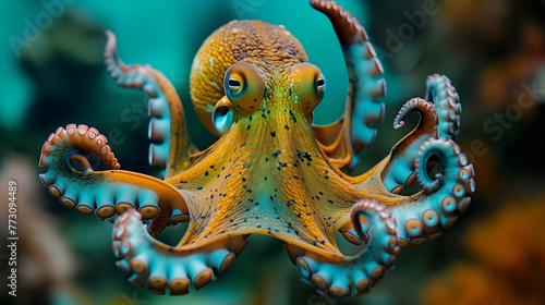 octopus. © aekkorn