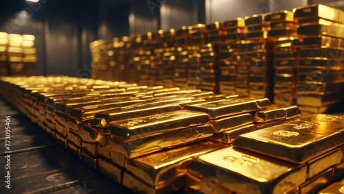 Gold bars. The gold standard