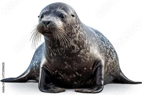 Adorable Seal on Clean White