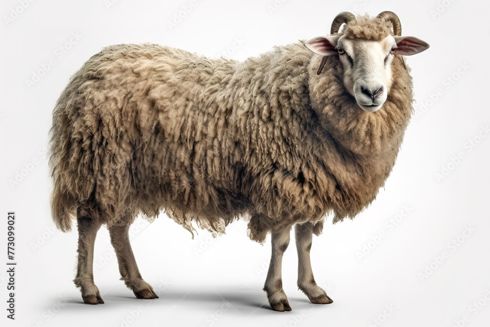 Captivating Sheep Portrait Captivating Sheep Portrait