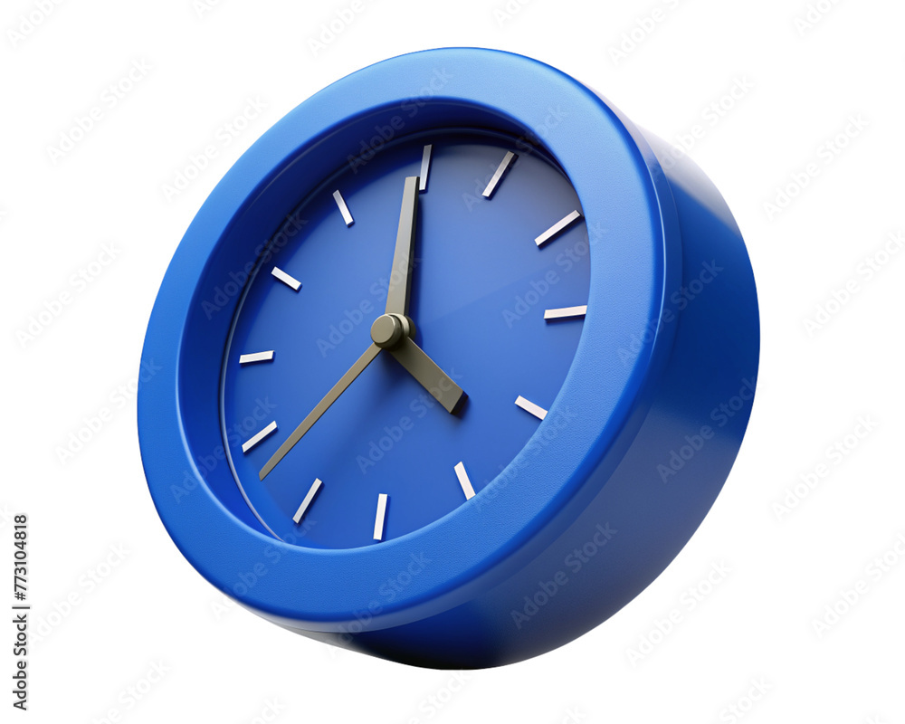 Blue alarm clock, Time isolated transparent background, PNG Blue alarm clock, Time isolated transparent background, PNG