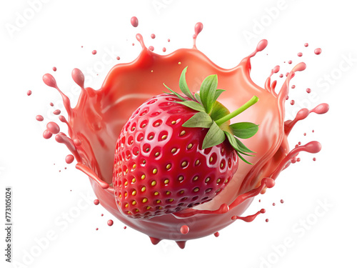 juice, Strawberry Splash Fruit PNG Transparent