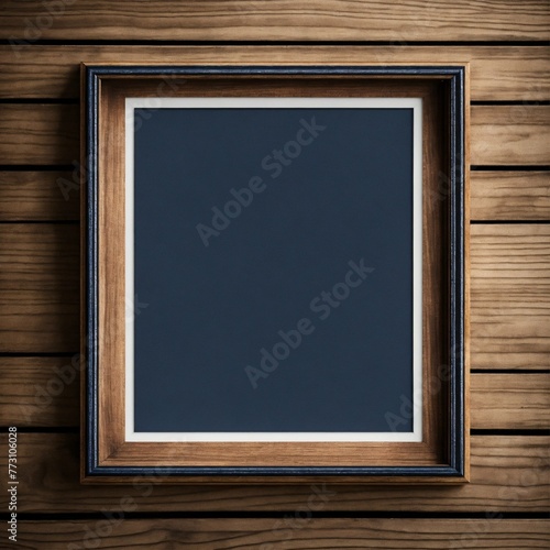 blackboard on wooden background