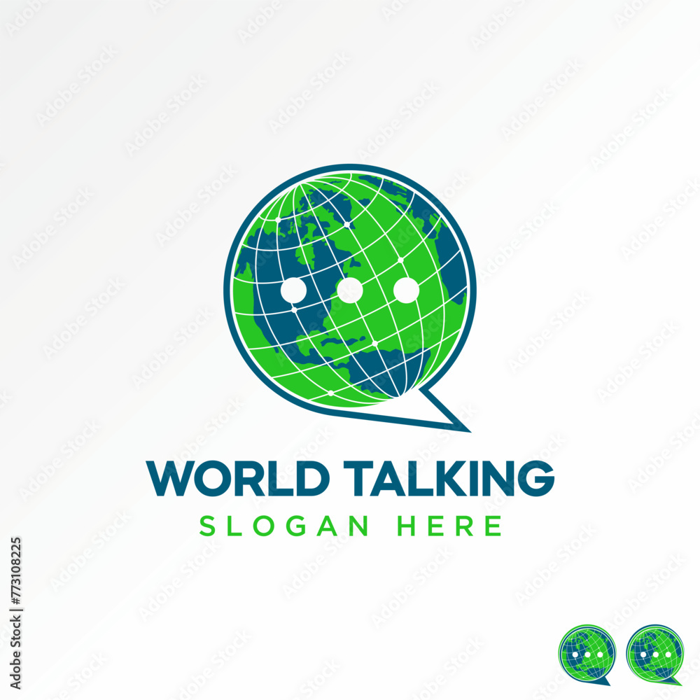 Logo design graphic concept creative premium abstract vector stock icon place world maps network talk chat symbol Related to group text pointer speech Logo design graphic concept creative premium abstract vector stock icon place world maps network talk chat symbol Related to group text pointer speech