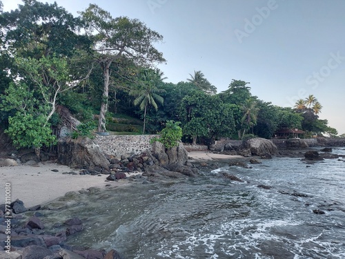 Beauty of Anyer Beach, Serang, Banten, Indonesia photo