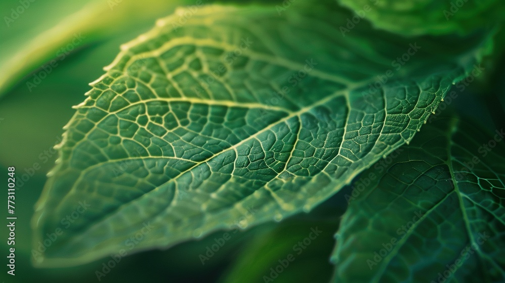 Earth Day - Macro Shot of Green Leaf Vein. Eco Environment with Copy Space. Leaves Scene and Nature Wallpaper for Presentation
Earth Day - Macro Shot of Green Leaf Vein. Eco Environment with Copy Space. Leaves Scene and Nature Wallpaper for Presentation