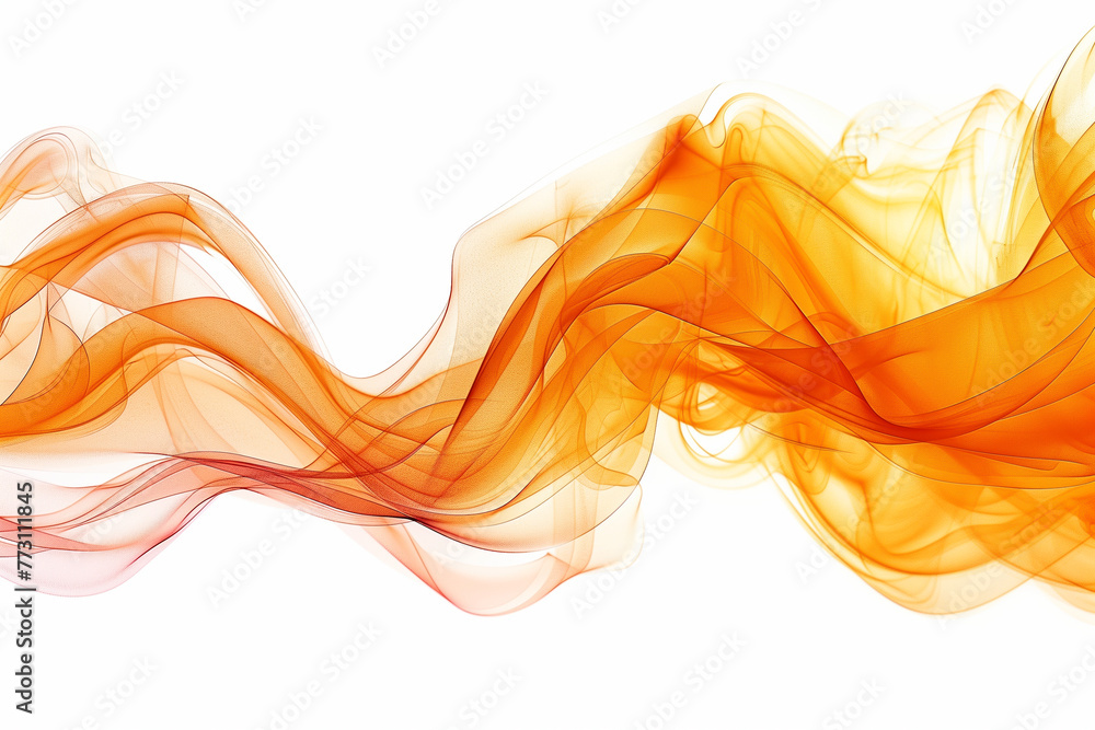 Orange smoke, wave, shape, motion, flowing Orange smoke, wave, shape, motion, flowing