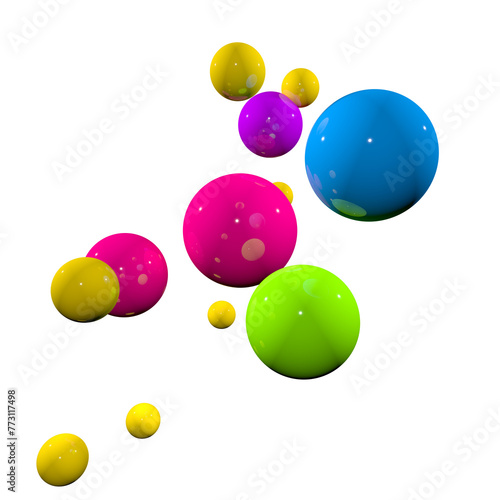 colorful spheres © avarooa