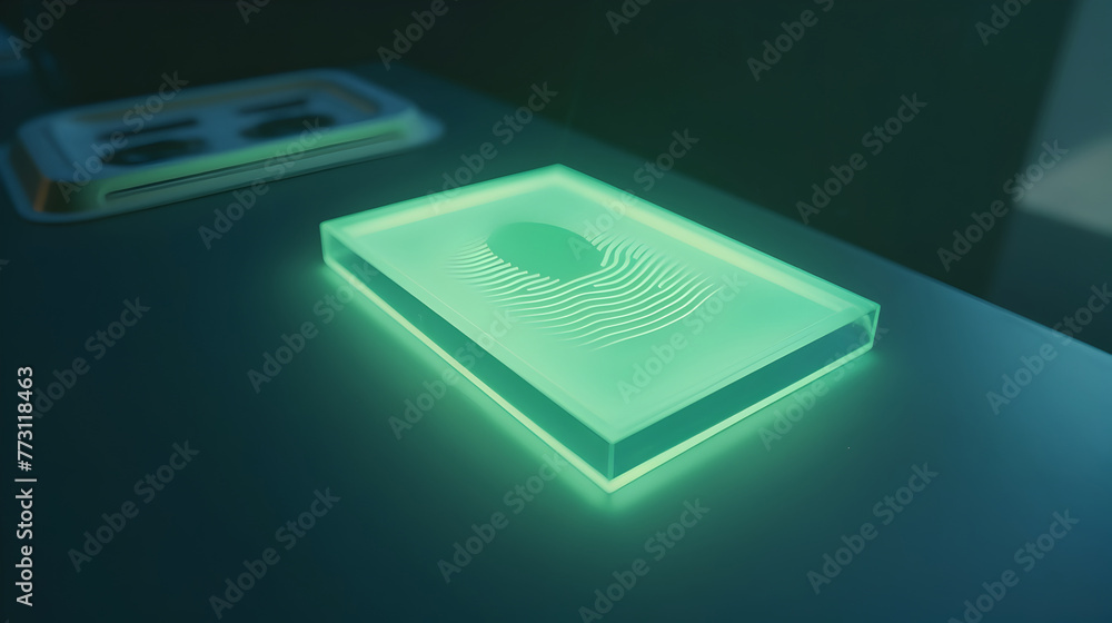 Sleek and Futuristic Fingerprint Scanner Enhancing Robust Cybersecurity and Secure Transactions Sleek and Futuristic Fingerprint Scanner Enhancing Robust Cybersecurity and Secure Transactions