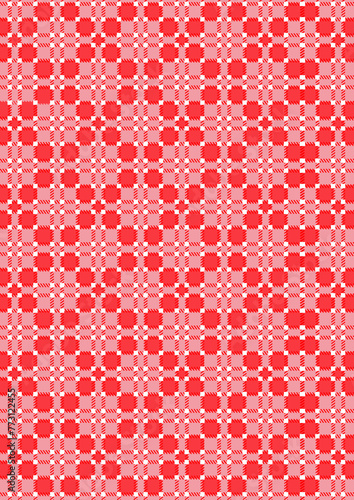 red pattern