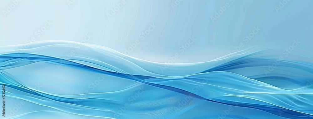 KS Abstract blue background with smooth wave lines KS Abstract blue background with smooth wave lines
