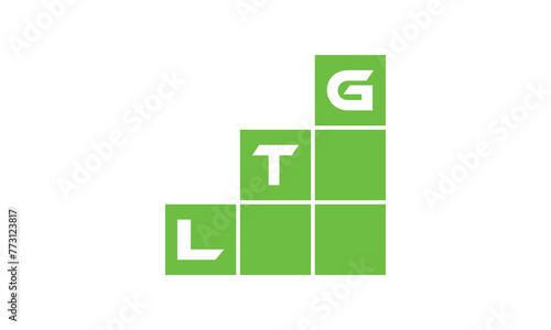 LTG initial letter financial logo design vector template. economics, growth, meter, range, profit, loan, graph, finance, benefits, economic, increase, arrow up, grade, grew up, topper, company, scale photo