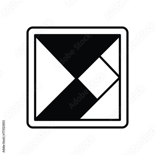 Tangram vector icon