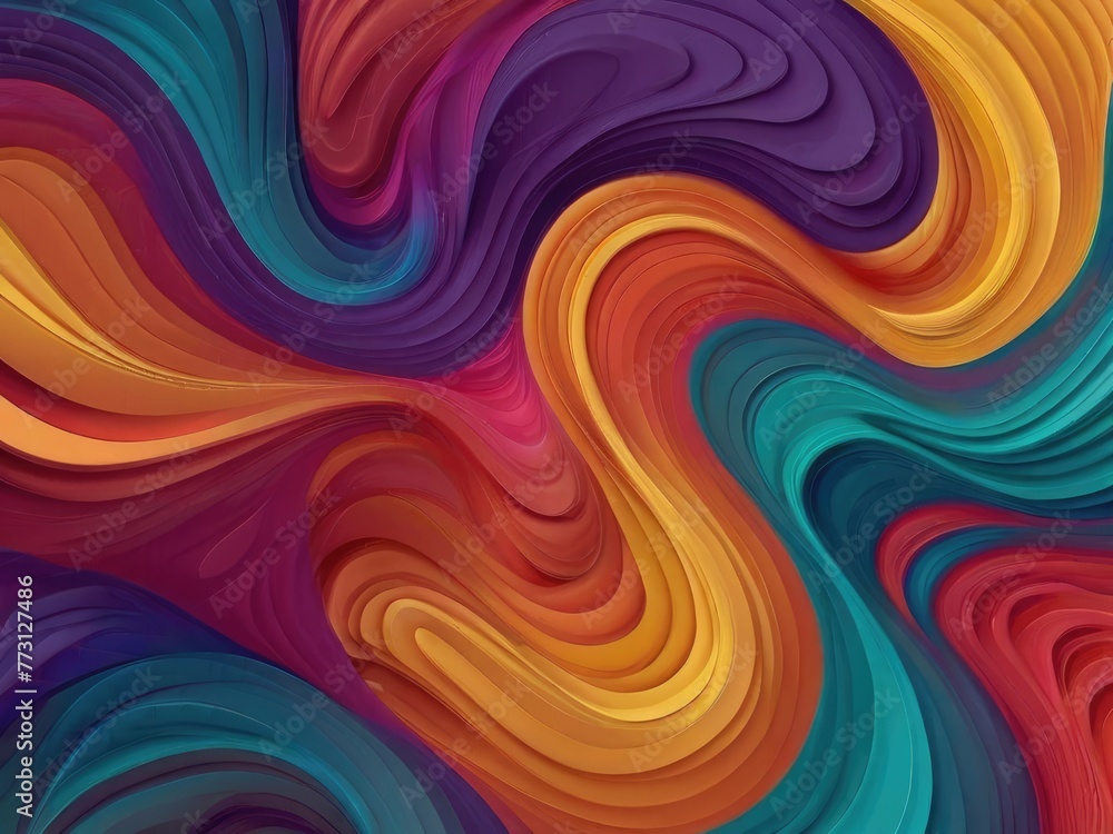 abstract colorful background with swirls Rainbow Blend Background Layers Abstract