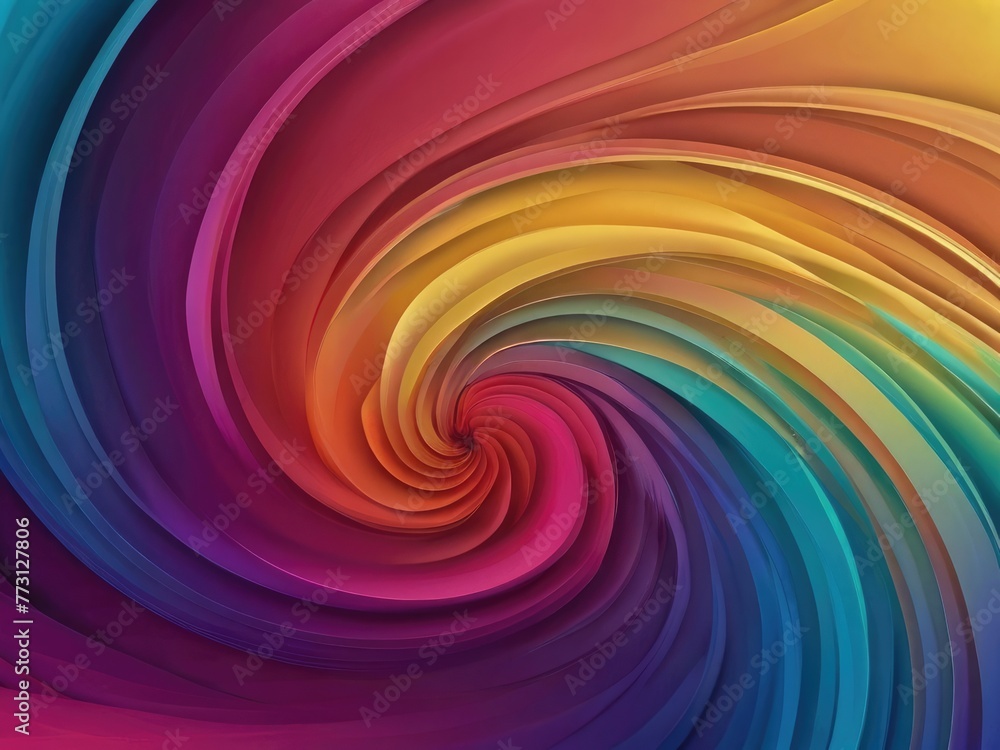 Obraz premium abstract colorful background with swirls Rainbow Blend Background Layers Abstract
