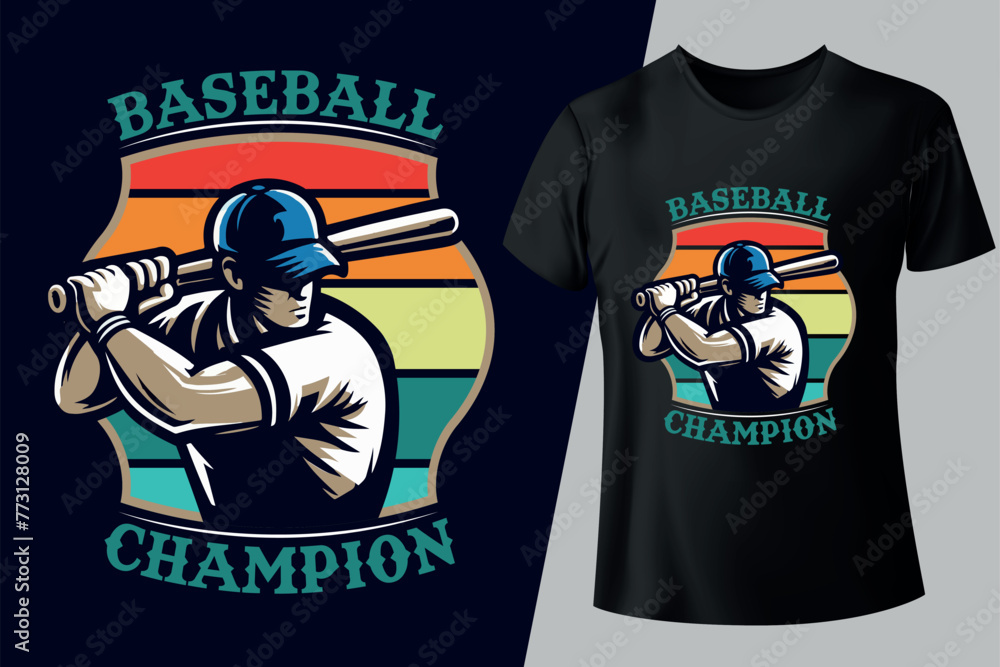 Baseball unique custom T-shirt Design Baseball unique custom T-shirt Design
