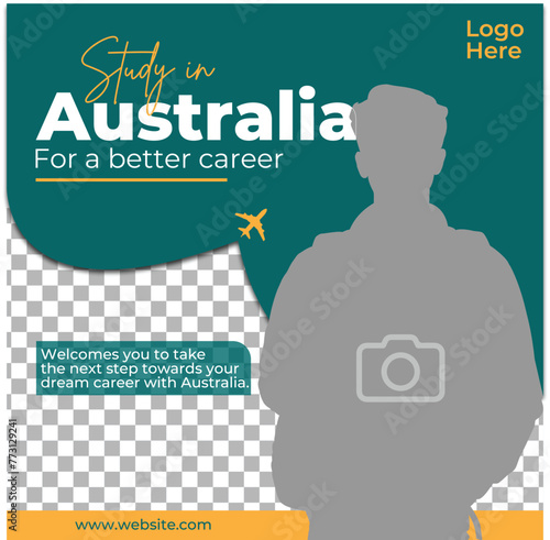 Study Abroad Social media post