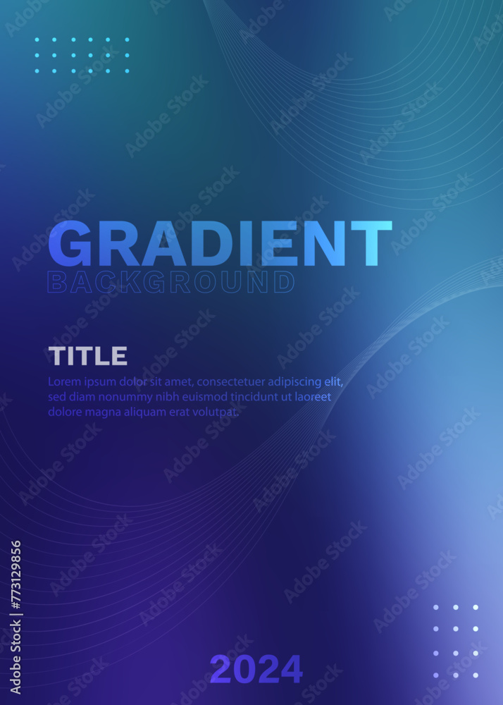 Bright Blue Green Purple Rough Gradient Abstract Background