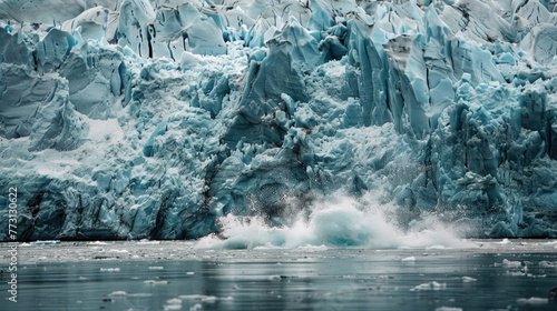 Dramatic evidence of climate change as glaciers melt © Venka