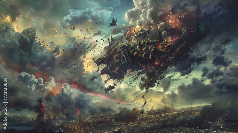 Obraz premium Phantasmagorical background