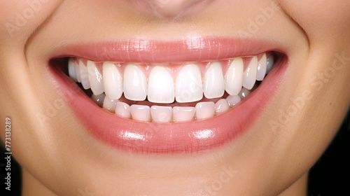 A woman with a big smile on her face  showing off her teeth