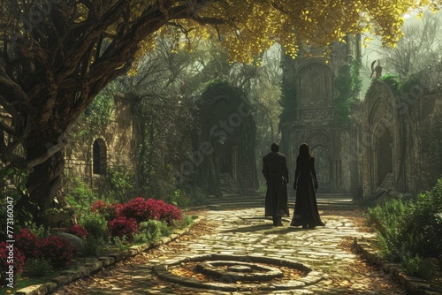 Love's Labyrinth - Enchanting Pathway
