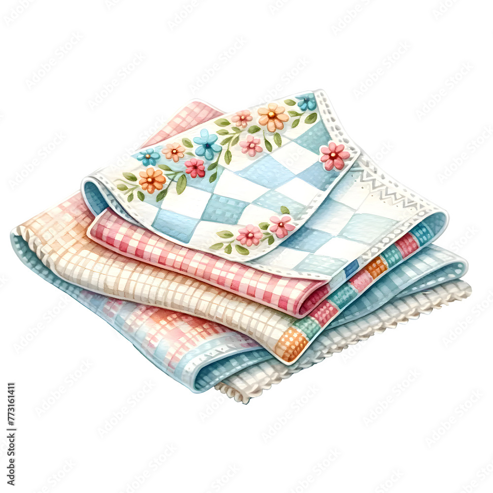textured picnic napkins