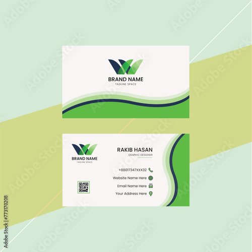 Professional business card template design