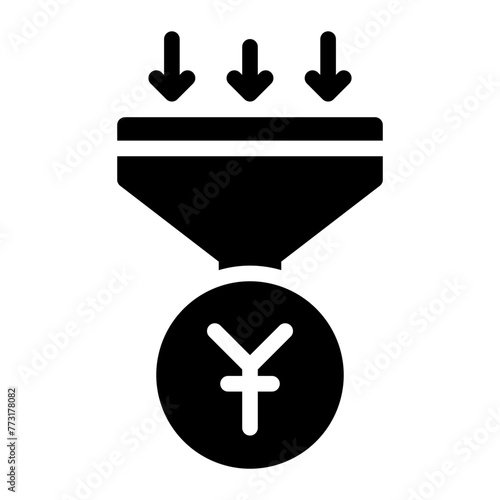 yen glyph icon