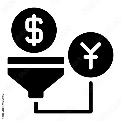 yen glyph icon