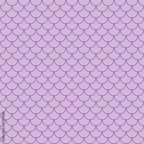 Tail seamless mermaid background with a pattern of fish scales