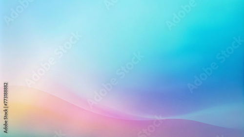 Colorful Wave of Light: Abstract Design with Bright Blur and Soft Gradient Motion